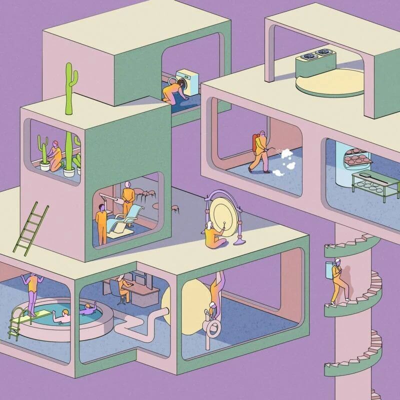 Childcare LP - Busy Busy People