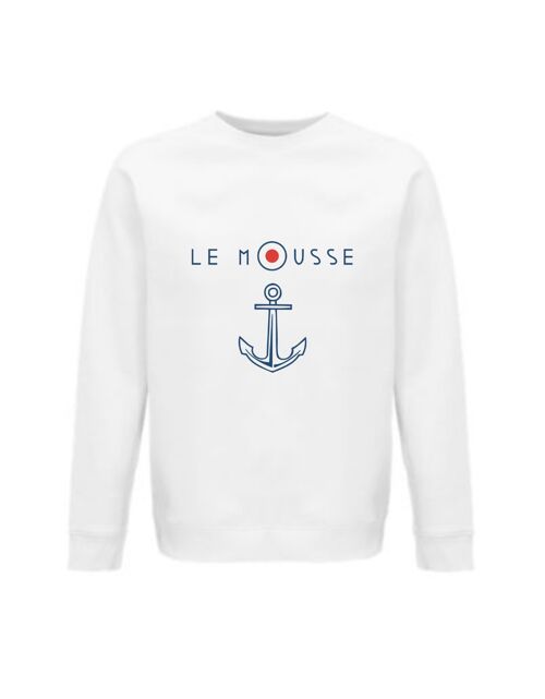 Sweat shirt Le Mousse blanc