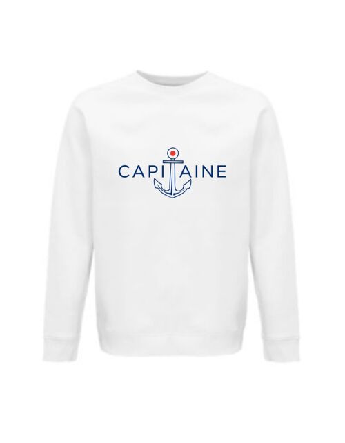 Sweat shirt Capitaine blanc