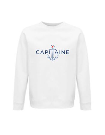 Sweat shirt Capitaine blanc