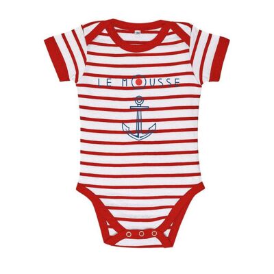 Le Mousse red striped bodysuit