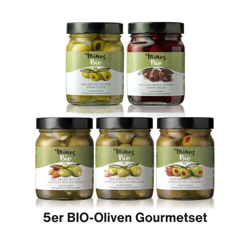 5er BIO-Oliven Gourmetset