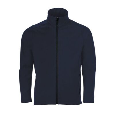 Blaue Softshelljacke