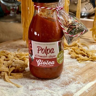 Polpa di pomodoro ciliegino - pulpe de tomate cerise 250ml