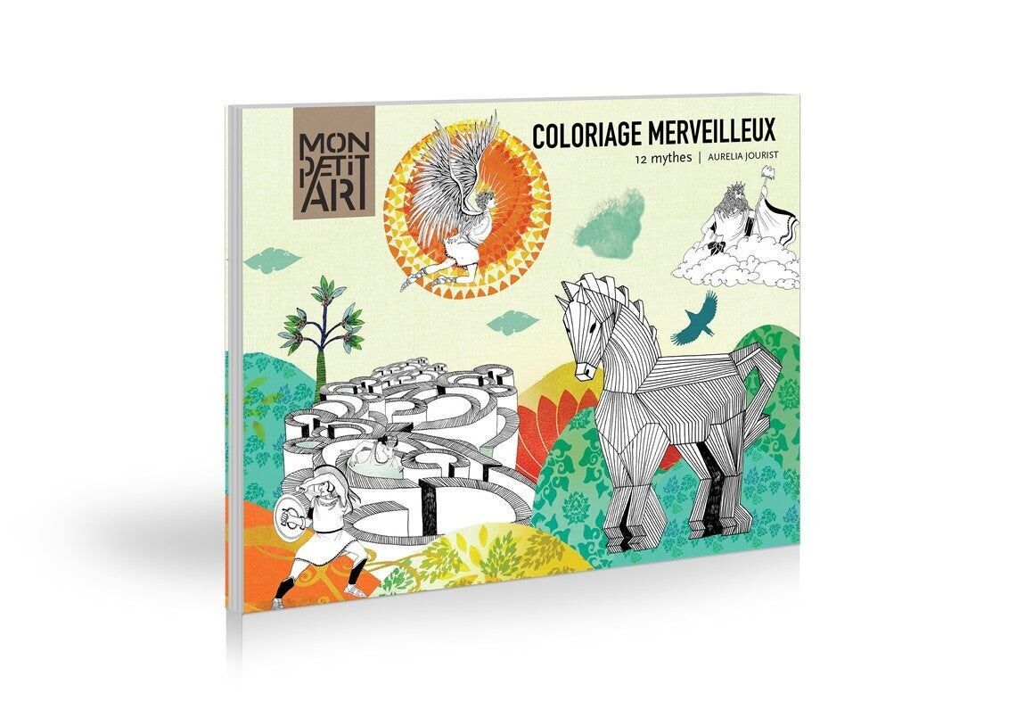 Meravigliosa pagina da colorare - 12 miti greci