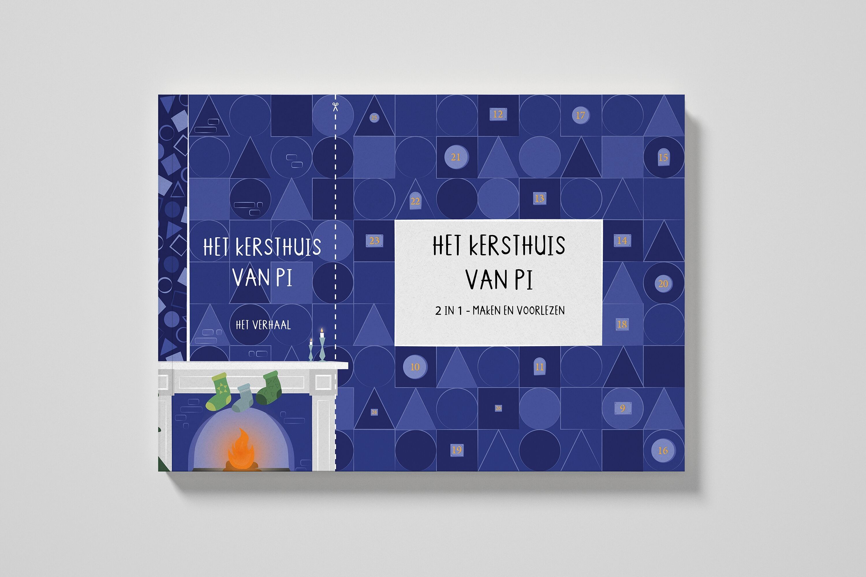 Advent Calendar Christmas - Het kersthuis van Pi - 21 dagen maken en voorlezen!