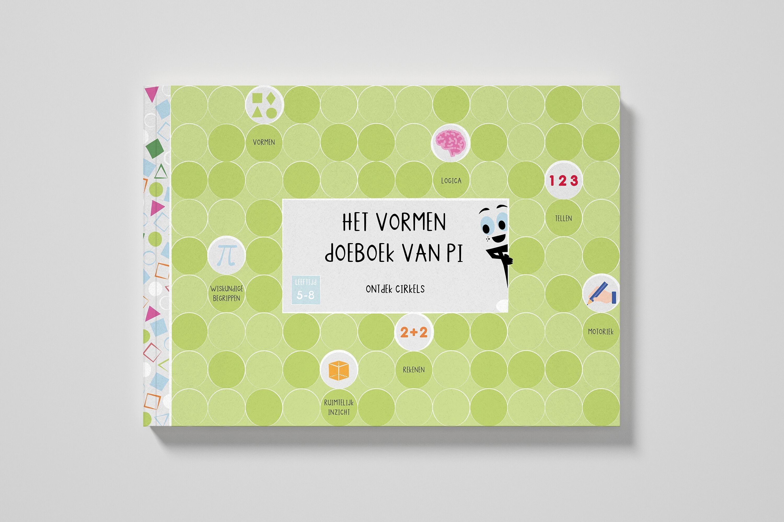 Het vormen doeboek van Pi - ontdek cirkels