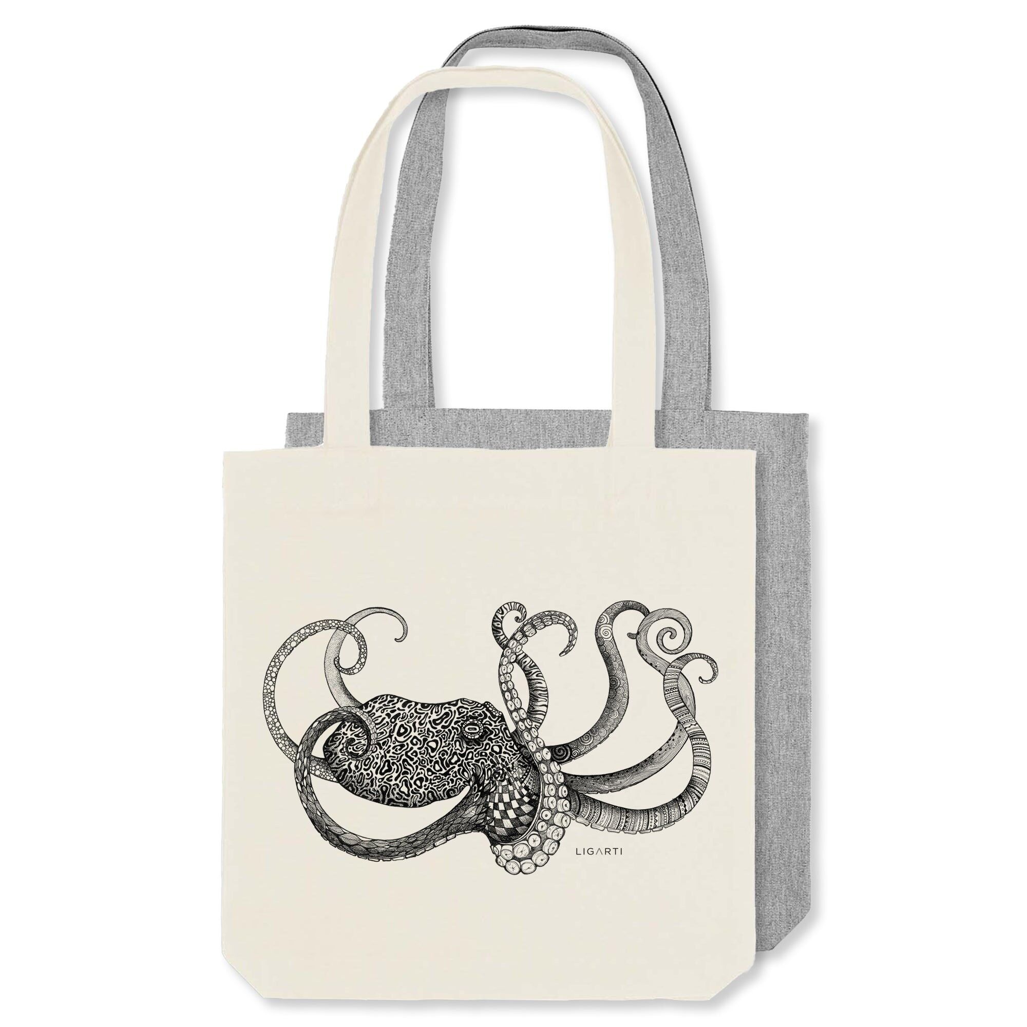 Jutebeutel – Oktopus