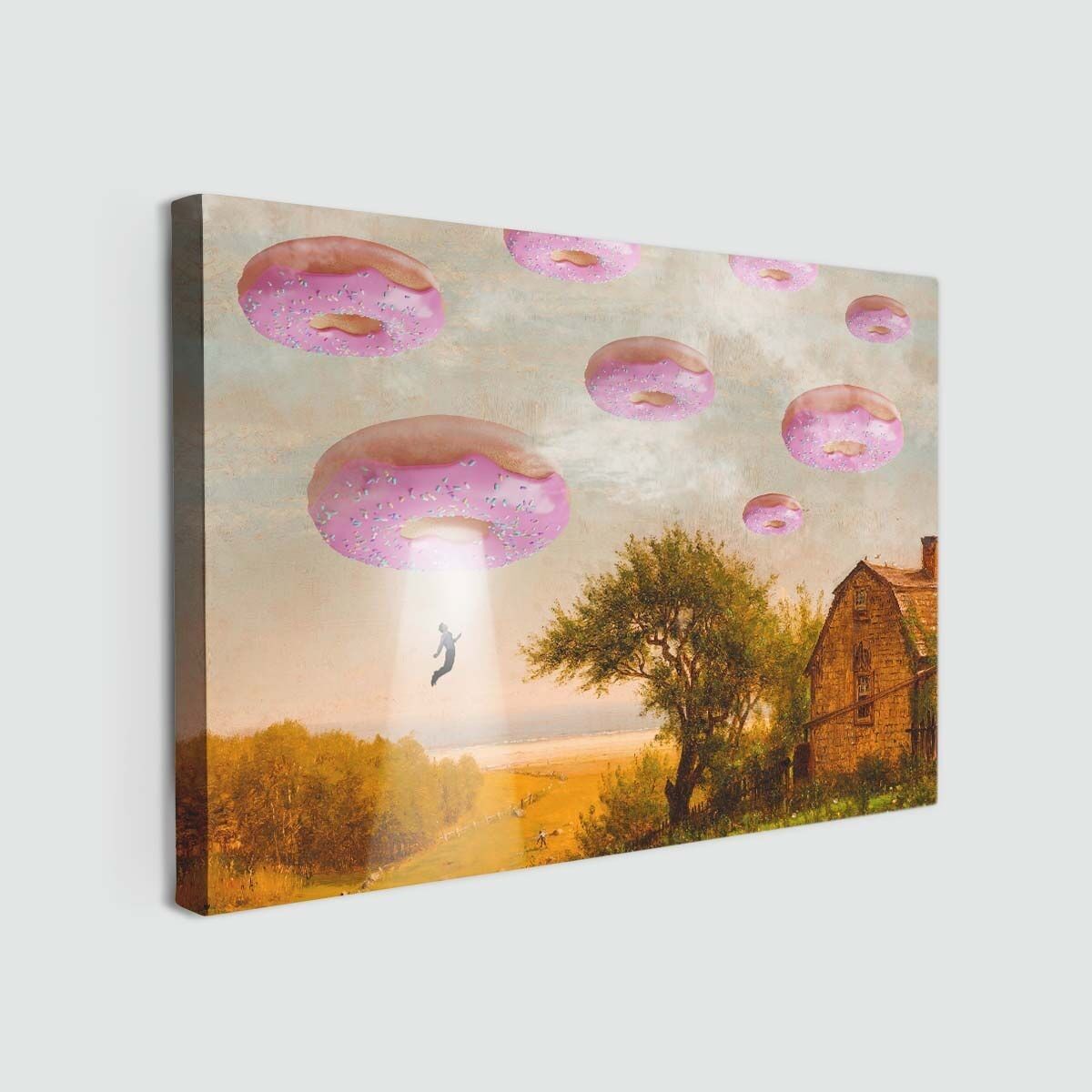 Stampa su tela Invasione di ciambelle