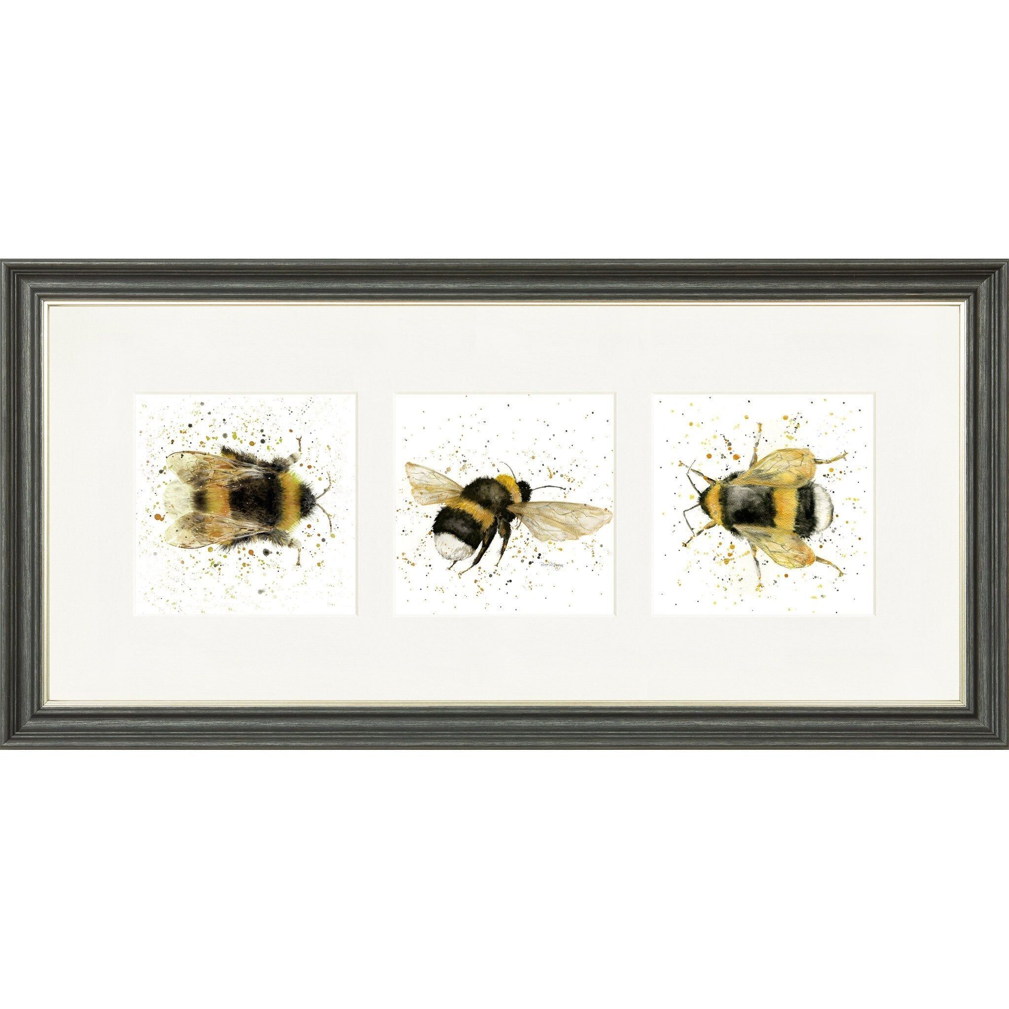 Tríptico Buzz Buzz Buzz Impresión enmarcada