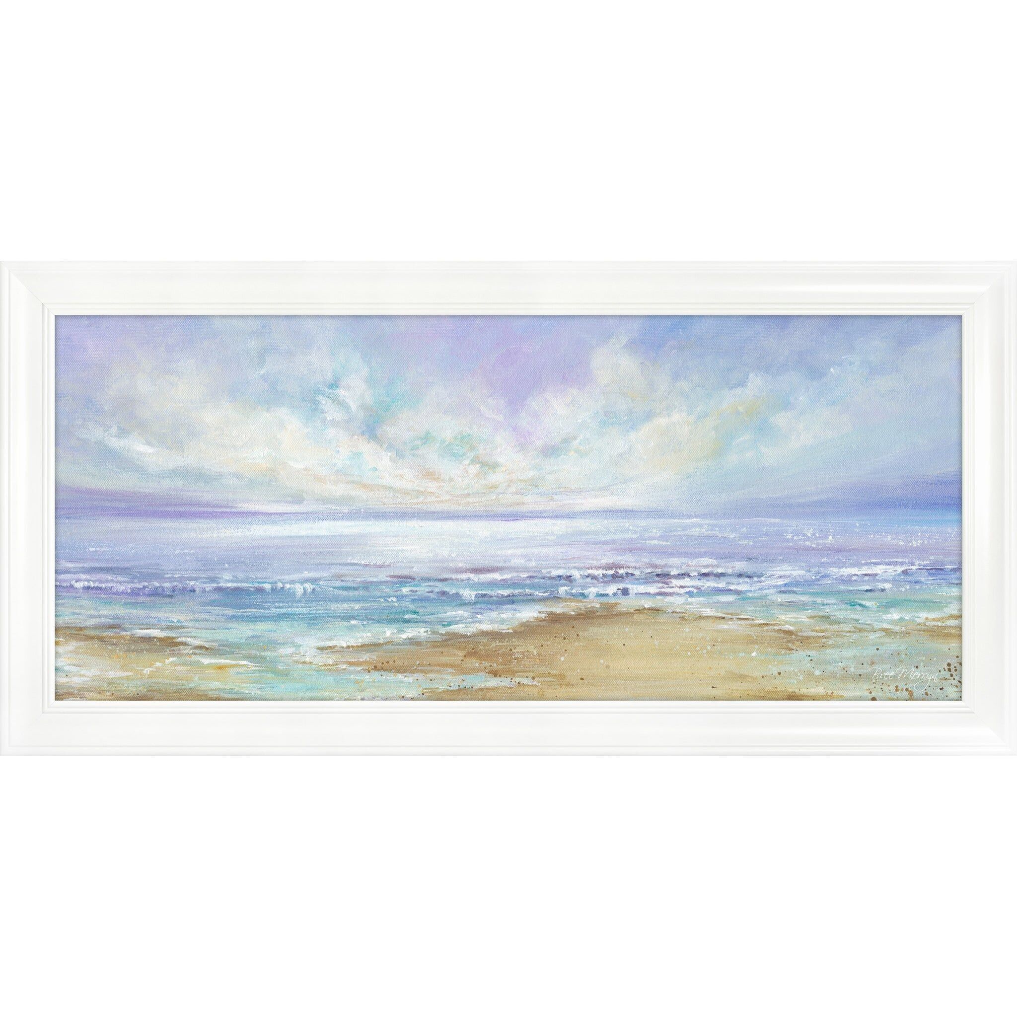 Impression encadrée rectangulaire mince « Eau pétillante »