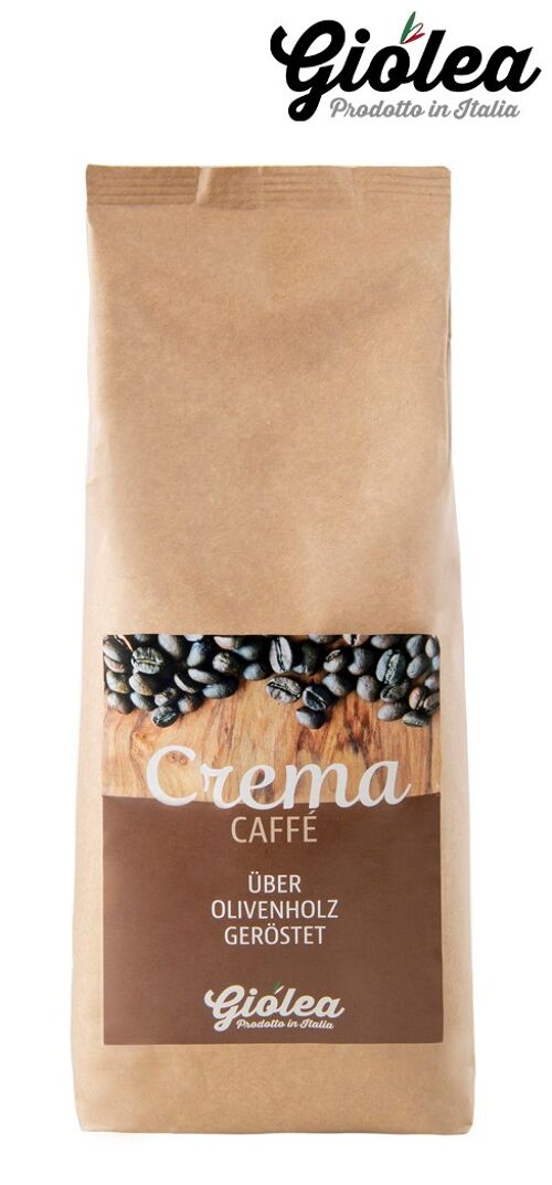 Giolea Caffè Crema - Kaffeebohnen 1 Kg Packung