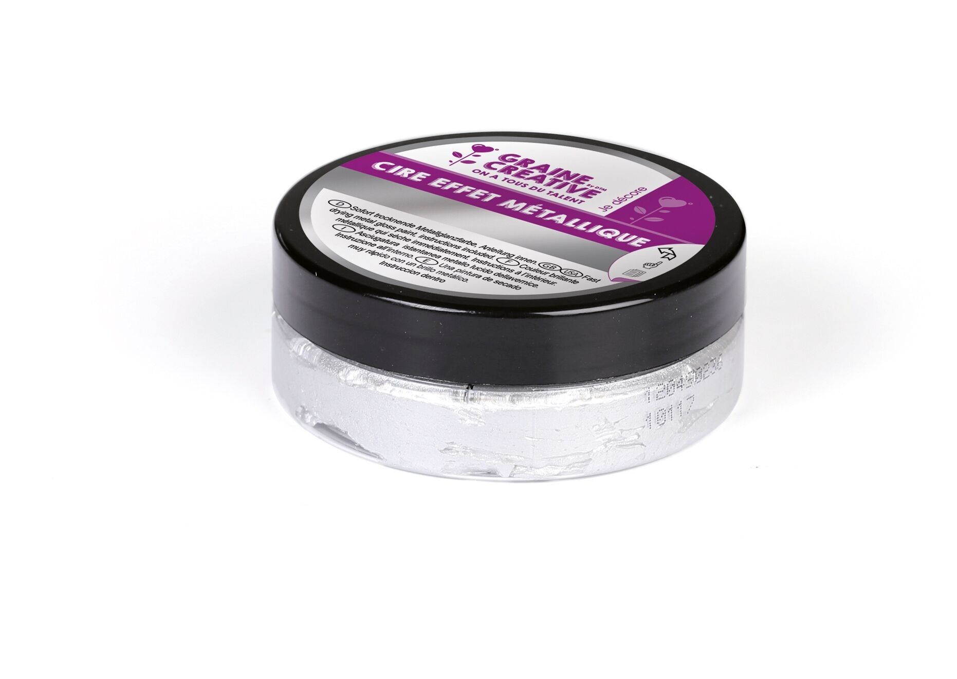 SILVER METALLIC EFFECT WAX 62.5G