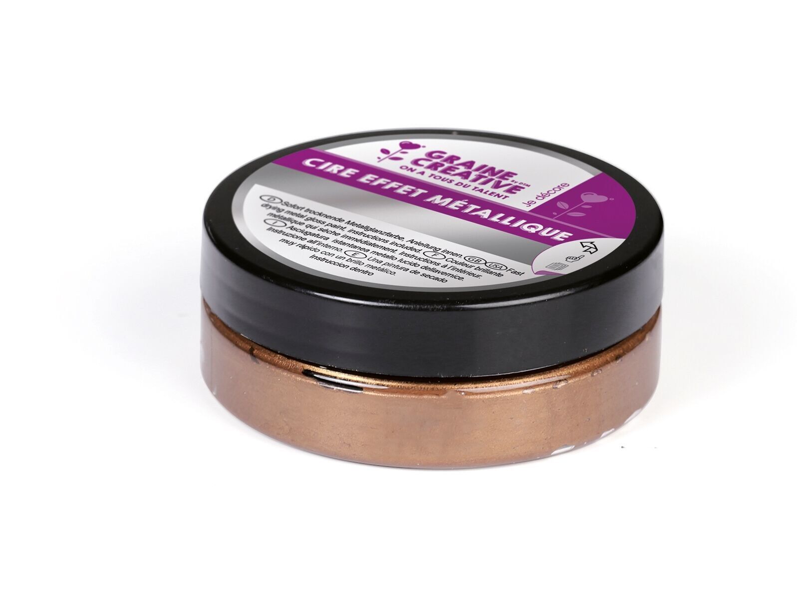 BRONZE METALLIC EFFECT WAX 62.5G