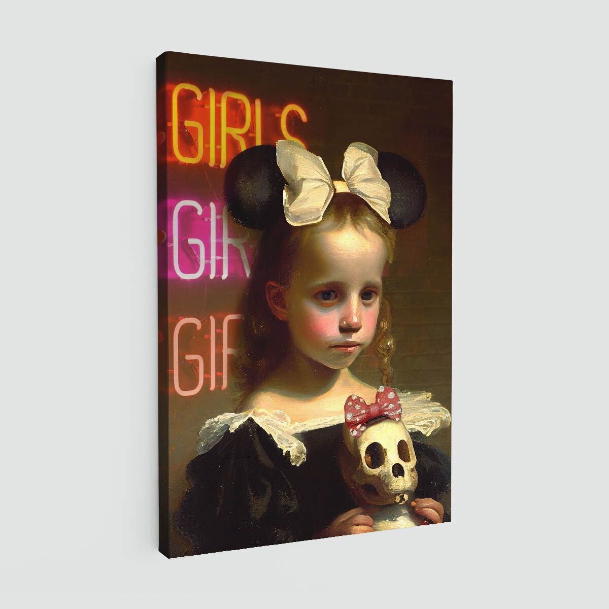 Girls just want to have fun canvas print