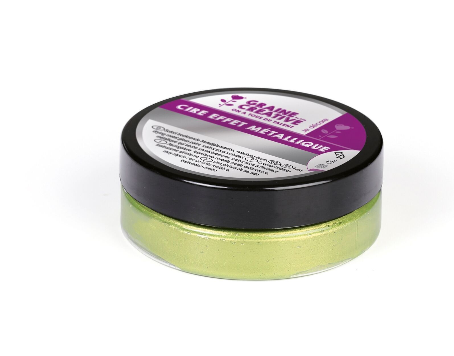 METALLIC EFFECT WAX ANISE GREEN 62.5G