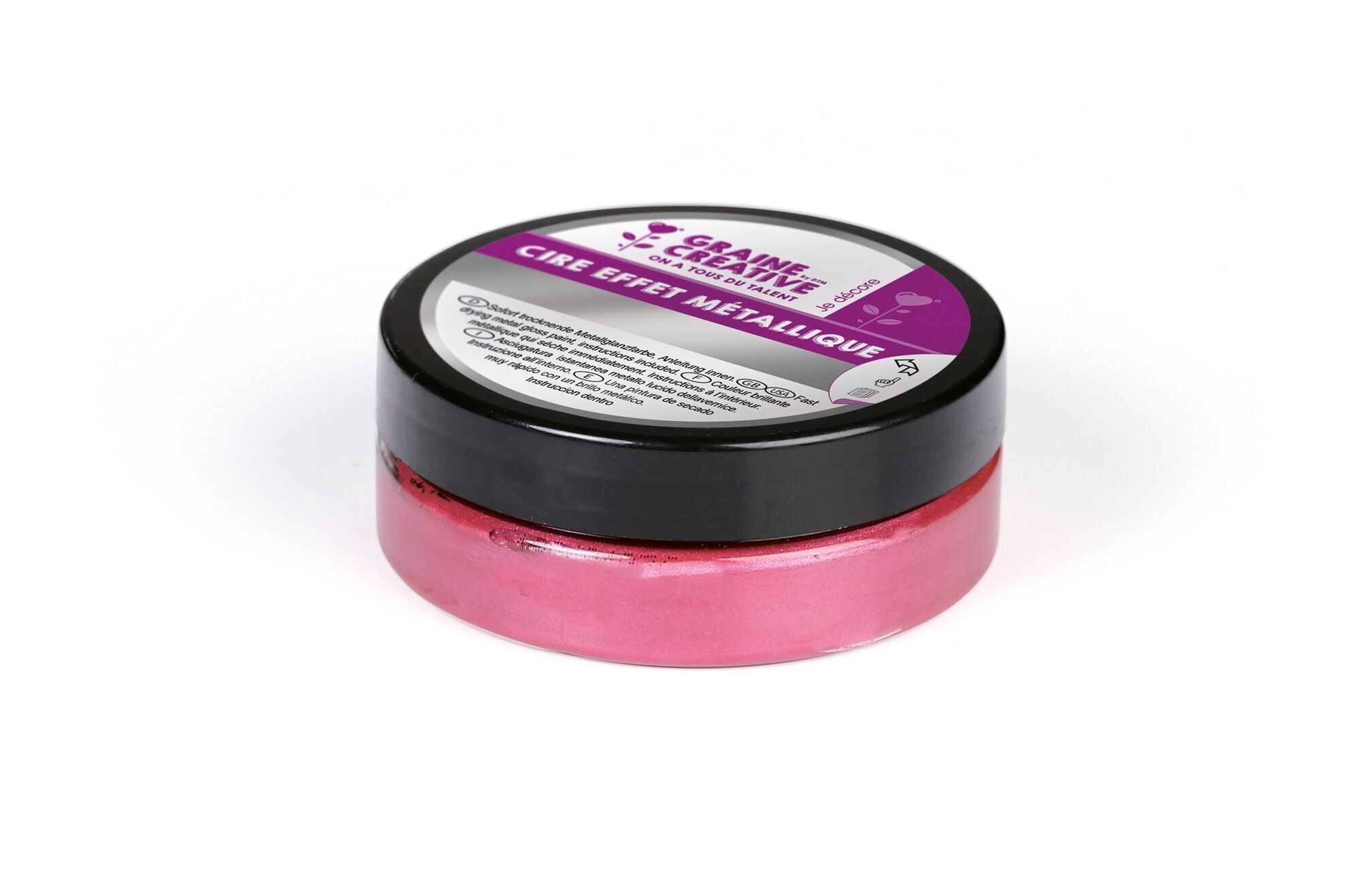 METALLIC EFFECT WAX PLUM PINK 62.5G