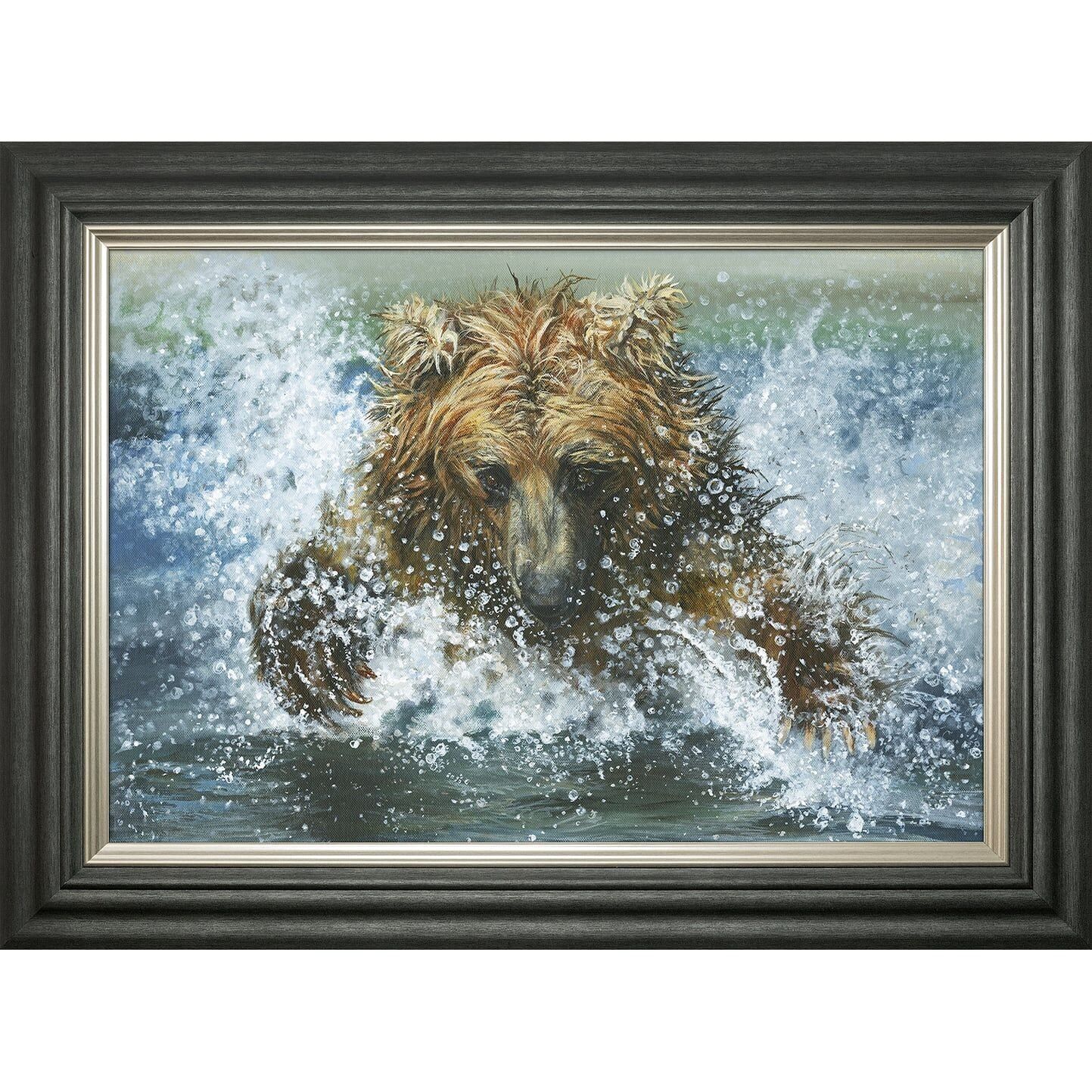 Stampa incorniciata con firma Splash and Grab