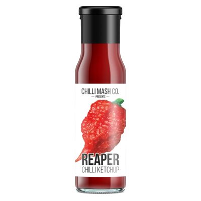 Salsa de tomate picante Carolina Reaper | 250 ml | Chilli Mash Company | Extremadamente picante
