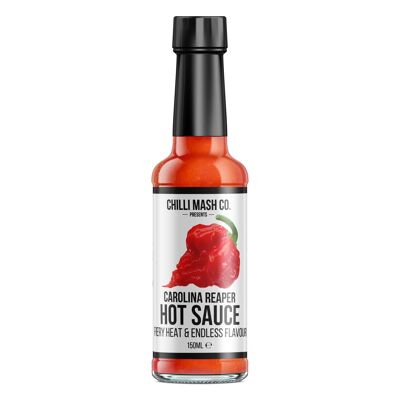 Carolina Reaper Salsa Di Peperoncino Piccante | 150 ml | Azienda di purè di peperoncino