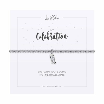 Pulsera de la amistad con sentimientos de celebración