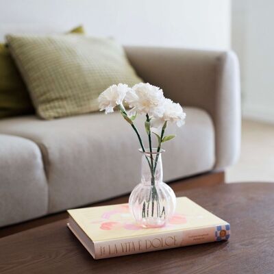 Oeillet en papier blanc