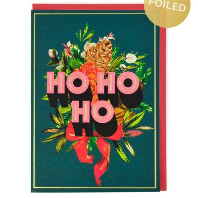 Tarjeta de Navidad Ho Ho Ho