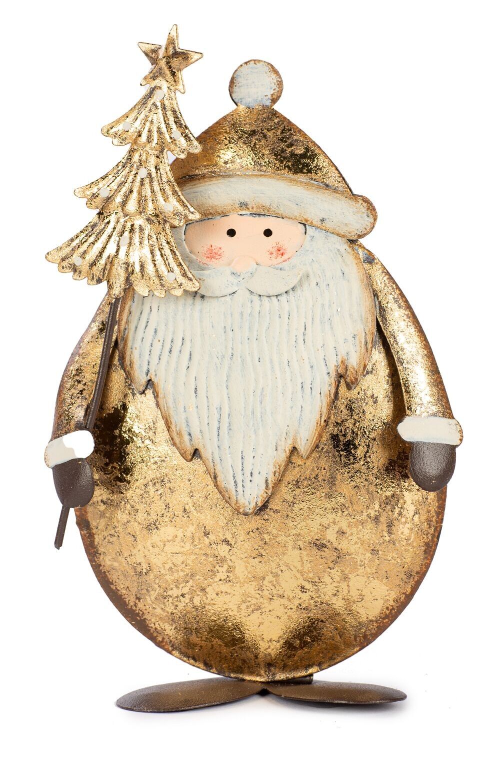 Babbo Natale con abete cm 13 VE 6