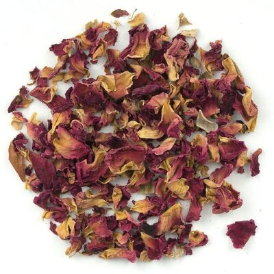 Pétales de rose rouge – Tisane en vrac