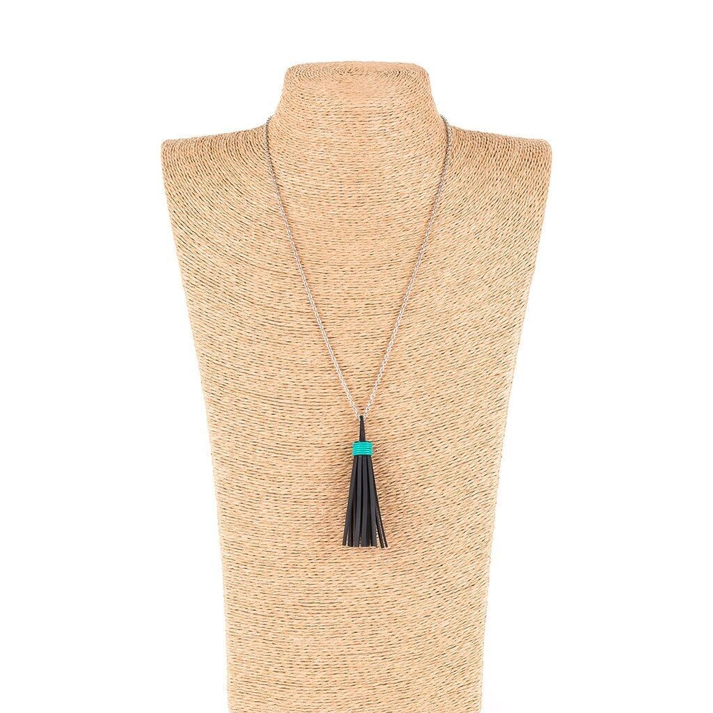 Collana lunga con nappa Asante