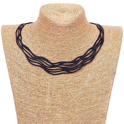 Collier élégant en caoutchouc recyclé Flow