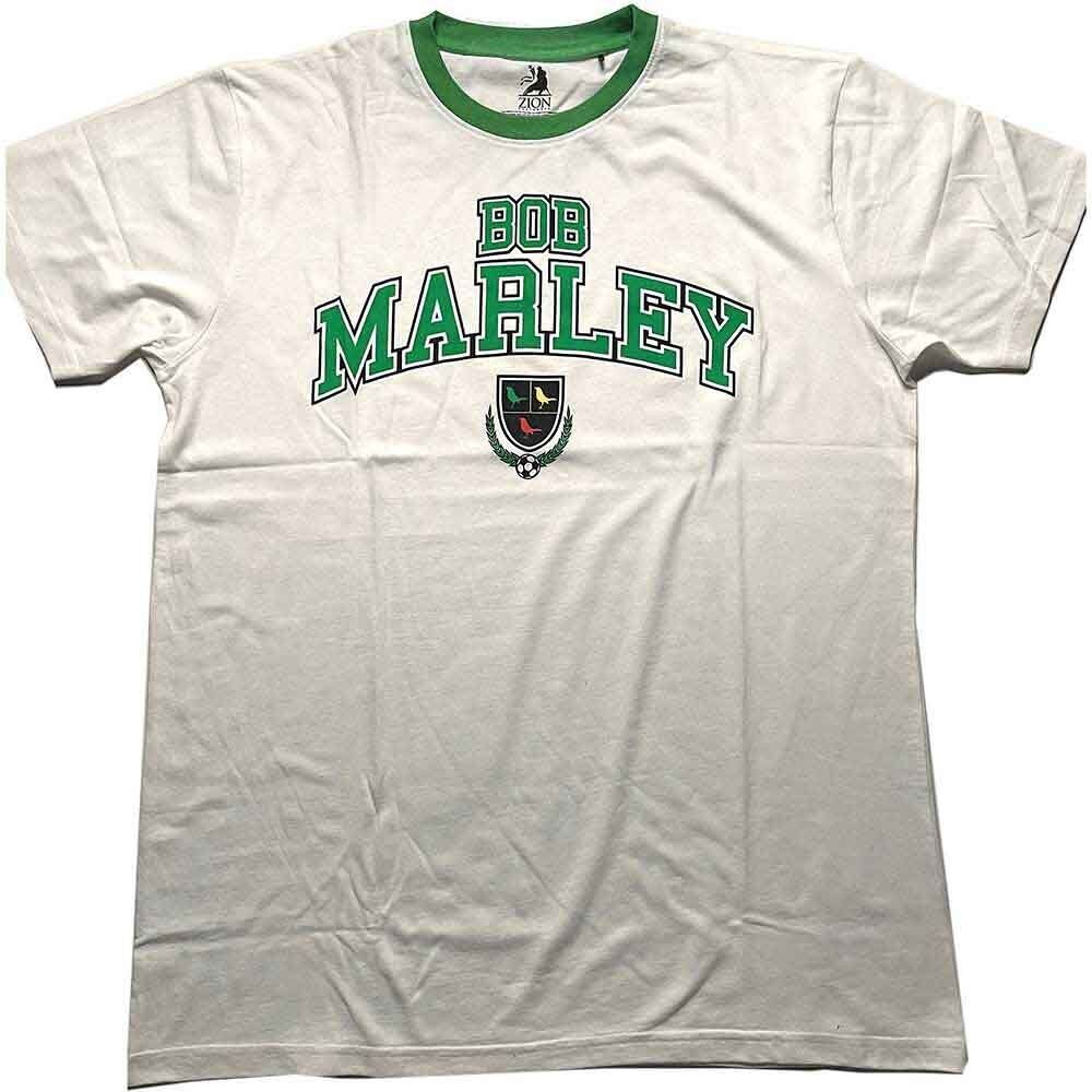 Maglietta Bob Marley - Collegiate Crest Ringer