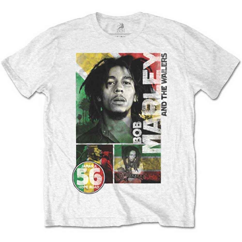 Maglietta Bob Marley - Confezionata 56 Hope Road Rasta