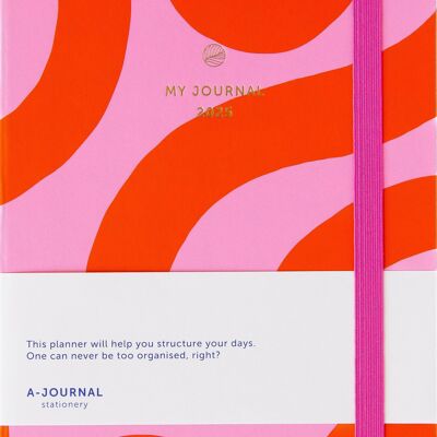 Mein Tagebuch 2025 - Flow Pink