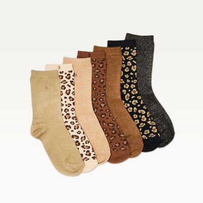 Agenda settimanale - Leopardo e glitter