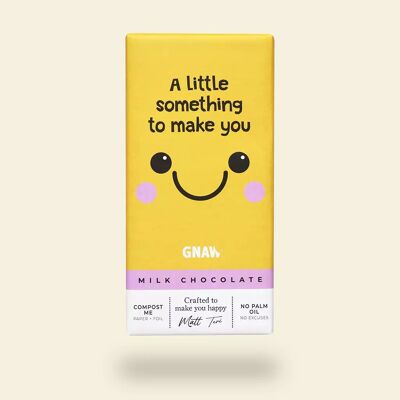Barre cadeau de chocolat au lait « Smile »