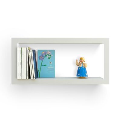 Estante de pared modular LARGSTICK Estructura Greige 59 x 28 x 8,5 cm