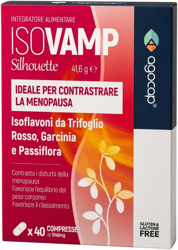 Isovamp menopause supplement Isoflavones from Red Clover, Black Cohosh