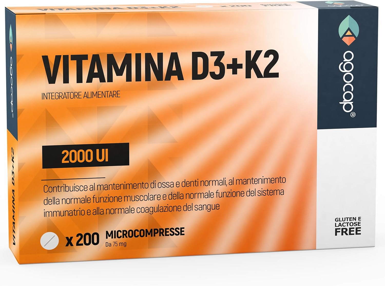 Vitamin D3 + K2 - pocket size