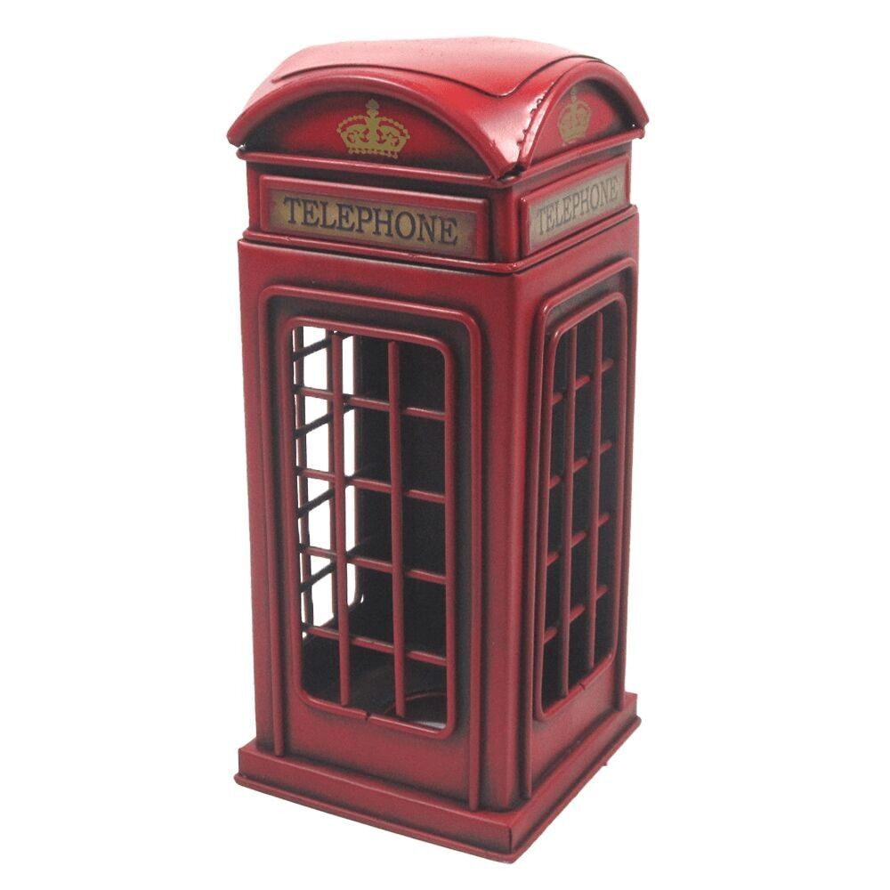 Telephone Coin Box Metal 21.5cm