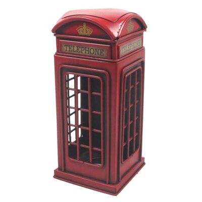 Boîte à monnaie téléphonique en métal 21.5Cm