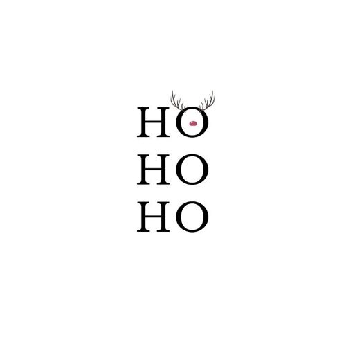 Tatouage temporaire Noël Sioou - HO HO HO x5