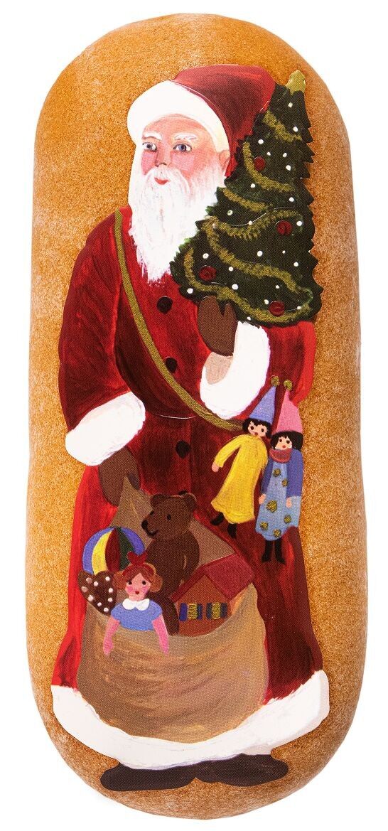 FIGURINA DI PAN DI ZENZERO DI NATALE: BABBO NATALE