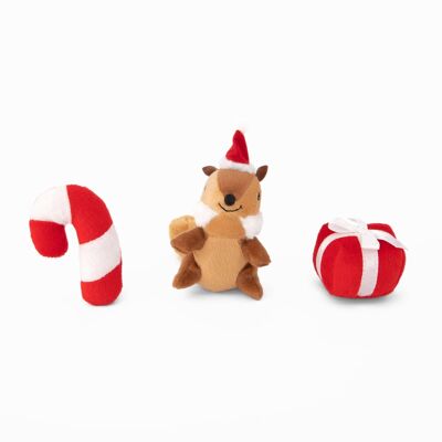 ZippyPaws Holiday Miniz - Festive Friends (3-pack)