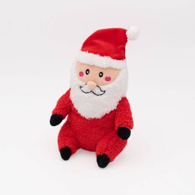 ZippyPaws Holiday Cheeky Chumz - Santa