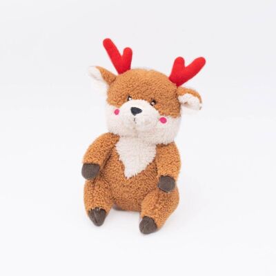 ZippyPaws Holiday Cheeky Chumz - Reindeer