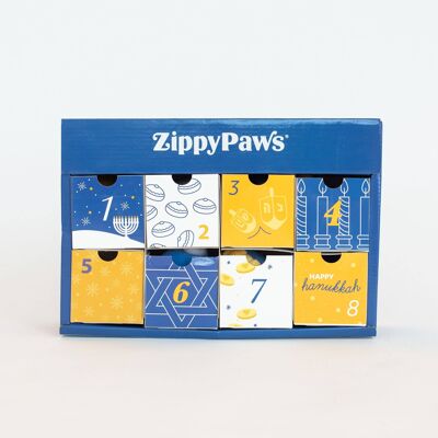 ZippyPaws Caja 8 Noches de Hanukkah