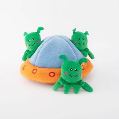 ZippyPaws - Zippy Burrow - Extraterrestres en OVNI