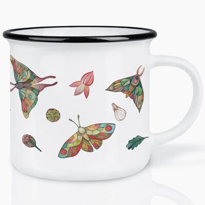 Taza de Cerámica – Polillas de Colores