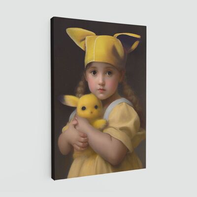 Tableau petite fille kawaii